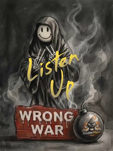 BOOMMADE STUDIO TRACK 💣🎧 WRONG WAR MELODY Part of something bigger. Every drop connects. Every piece builds. This is the sound of the collection. More to come. 📈 HASHTAGS (TUNED FOR COLLECTION ENERGY) #BoomMade #StudioTrack #WrongWarMelody #ArtCollection #CollectibleArt 🌐 SEO DESCRIPTION (UPDATED ANGLE) BoomMade Studio Track “Wrong War Melody” is part of a growing collectible art series, blending sound and design into a unified creative movement. Each release connects to a larger collection,