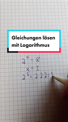 Lösen von Gleichungen mit Logarithmus