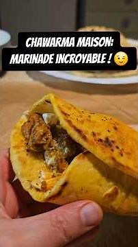 Chawarma au poulet avec la meilleure des marinade 🌯🍗