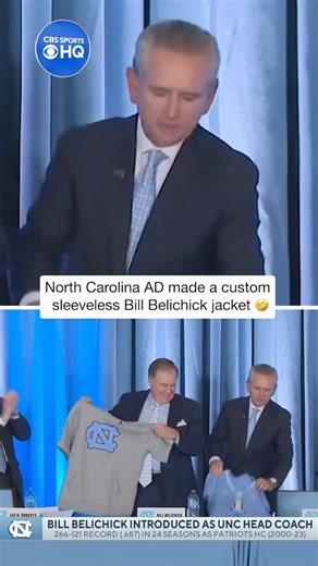 Bubba Cunningham and the Tar Heels are dressed for the Bill Belichick era 🤣 | CBS Sports