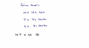 A 17 -tooth spur pinion has a diametral pitch of 8 teethin, runs at 1120 revimin, and drives a gear at a speed of 544 revimin. Find the number of teeth on the gear and the theoretical center-dv-center distance. | Numerade