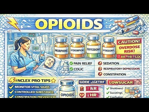 Opioids Made Simple | Morphine, Fentanyl, Codeine | Side Effects, Antidote, NCLEX Tips