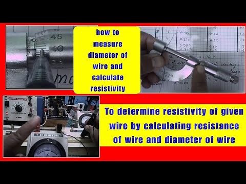 Class12:ISC physics practical:To determine resistivity of given wire by measuring diameter of wire