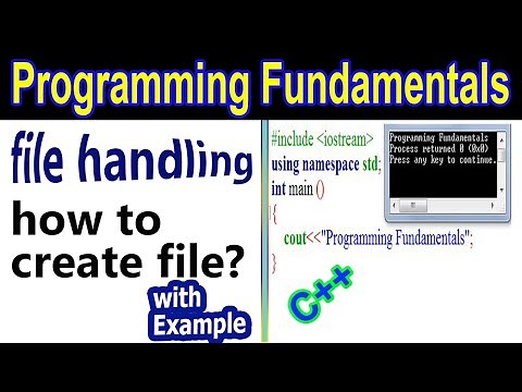 Create and Write File with C++ Code || File Handling