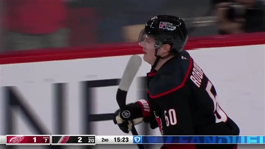 Eric Robinson with a Goal vs. Detroit Red Wings