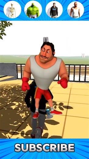 Konsa Character Ek Hi Jump Me Boxer Ke Ghar Jayega 🤯 #indianbikedriving3d #gta5 #shorts