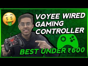 Voyee Wired Gaming Controller - Unboxing & Review 🔥 | Best Gaming Controllers Under Rs.600 ✨