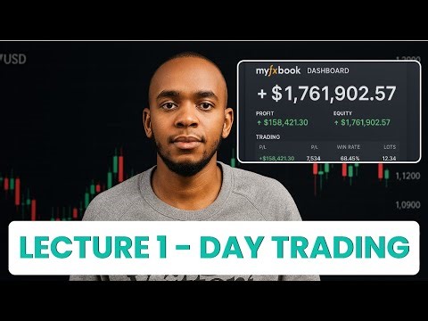 Lecture 1/10 - Start Day Trading With $39 - What Is Forex, Day Trading and How It Works