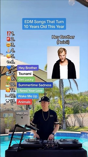 EDM Songs that turn 10 years old this year 🥹 (Avicii, Tiesto, Calvin Harris, Martin Garrix, & more)