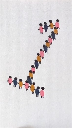 Human chain #art #youtubeshorts #kidstv #ytshorts #diy #kidsart #kidsvideo #kids #shorts #youtube