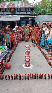 Fun game with village women #playing #funnyreels #CrazyGameplay | Ab Food Challenge