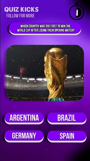 🔥 Ultimate World Cup Quiz! 🌍⚽ Test Your Football Knowledge & Beat the Challenge!