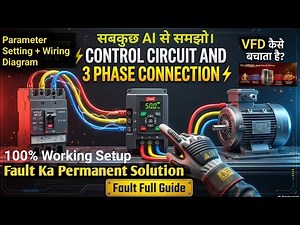 VFD Full Parameter Setup & Control Wiring Explained | Fault Ka Permanent Solution