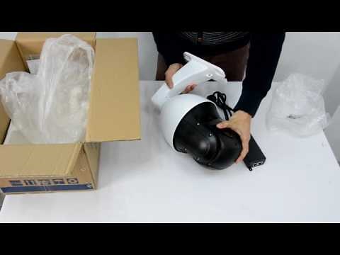 IP Speed Dome PTZ Camera with IR 300 Meters, 30X Zoom & Auto Tracking