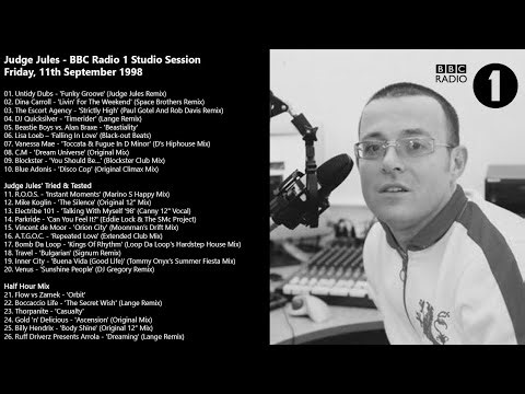Judge Jules - BBC Radio 1 Friday Studio Session - 11 September 1998