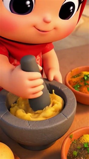 @doll& cartoon #Fairytalescartoon#aloo ki tikki#cartoon for kids
