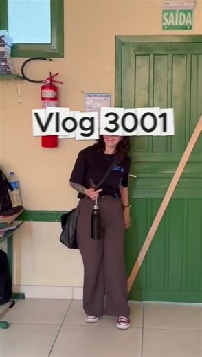 Vai tomando, esse é o vrog da 3001✨ #Terceirao2026 #3001 #UltimoAno #regente #escola Apresentado por:@Luana Kettyllyn