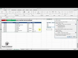 Time Log Excel Data Analysis With Pivot Table