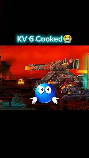Leviathan vs kv 6 😋 | kv 6 cooked😭 | #gerand #kv44 #kv6 #leviathan #battle #tank #cartoon