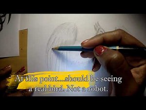 How to draw a Phoenix Starting with Shapes