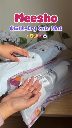 Firdous Ali on Instagram: "✨ Comment for the link 🔗 Perfect Quick-Dry Mat for Everyday Use 🌸💖✨ . @meeshoapp . . | cute, practical, and super absorbent — this quick-dry mat is designed for everyday comfort and convenience. soft texture with fast water absorption, dries in seconds, and stays fresh for daily use. anti-slip backing for safety, lightweight feel, and easy to maintain. perfect for bathroom, wash area, kitchen, or bedside use. adorable designs with a neat finish — functional yet aest