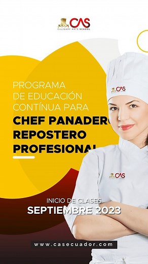 11 reactions |  Programa exclusivo para Chef Panadero Repostero...