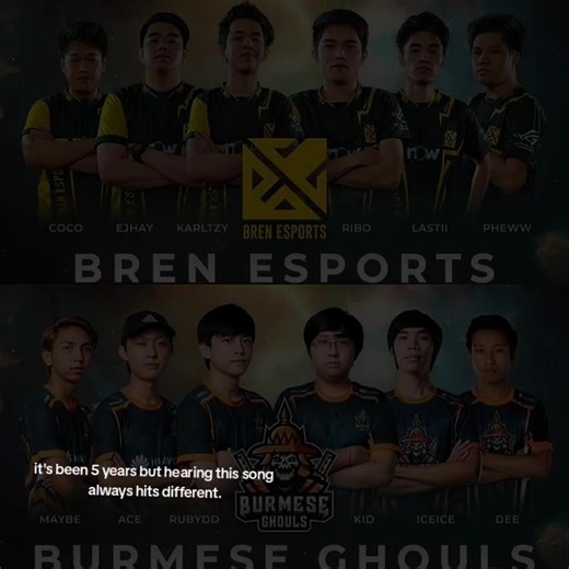 BREN ESPORT vs Burmese Ghouls: A 5-Year Journey