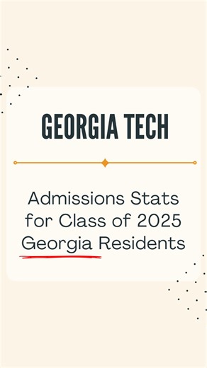 The College Navigators | Virtual College Counseling on Instagram: "Georgia Tech released their final round of admissions decisions to Georgia residents on March 7. This follows an early action round for GA residents (released in December), where Georgia Tech saw: 8,116 Total GA Applications 2,650 GA Admits 33% Acceptance Rate The entire EA + RD admissions cycle saw a 17% increase in applications from GA residents, totaling 12,500. The overall applicant pool represents 128 Georgia counties and 45