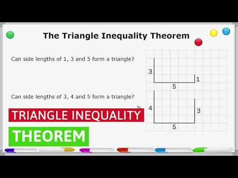 The Triangle Inequality Theorem