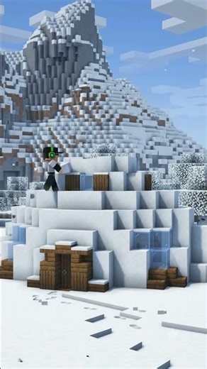 #2｜Dùng AI Mô Phỏng Ý Tưởng Xây Rustic Igloo #minecraft ｜#baboovietnam