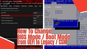 How To Change BIOS Mode from UEFI to Legacy / CSM