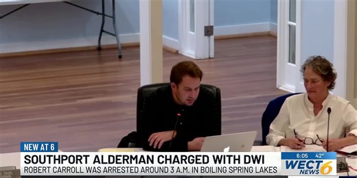 Southport Alderman charged with DWI