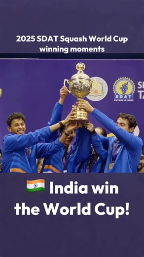 World Squash on Instagram: "🏆 Sporting history for India! 🇮🇳 @indiansquash win a major World Squash team event for the first time by defeating top seeds Hong Kong, China, to claim the 2025 SDAT Squash World Cup on home court in Chennai 🇮🇳 India 3-0 Hong Kong, China 🇭🇰 Joshna Chinappa bt Ka Yi Lee 3-1: 7-3, 2-7 ,7-5, 7-1 (23m) Abhay Singh bt Alex Lau 3-0: 7-1, 7-4, 7-4 (19m) Anahat Singh bt Tomato Ho 3-0: 7-2, 7-2, 7-5 (16m) Velavan Senthilkumar m/w Henry Leung #squash #squashworldcup #wor