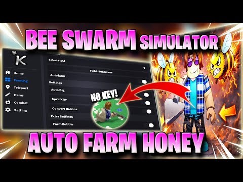 BEE SWARM SIMULATOR SCRIPT *NO KEY* - AUTO FARM HONEY, AUTO CONVERTER, AUTO SPRINKLER, & MORE! 🐝✅