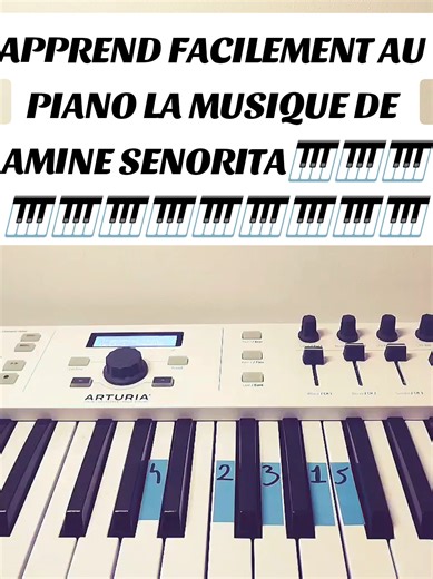 Amine Senorita Piano Tutorial #pianotutorial #piano