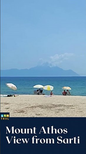 Mount Athos View from Sarti: Witness Greece's Majestic Peak