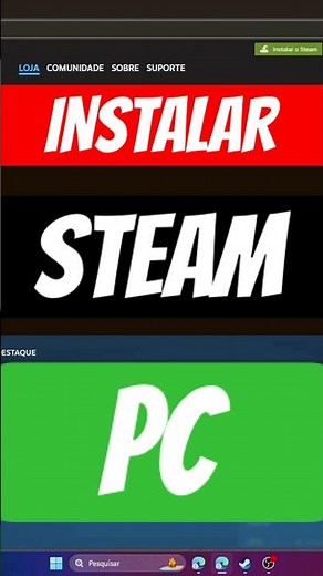 TUTORIAL - HOW TO INSTALL STEAM on your COMPUTER 💻 #steam #windows #pc