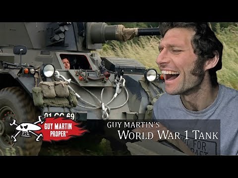 Guy's Armoured Car Drive & WW1 Tank Designs | Guy Martin Proper