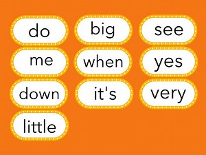 Orange 1 Site Words