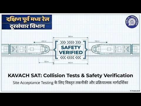 KAVACH SAT Explained | Site Acceptance Testing of Kavach System | Indian Railways | Hindi