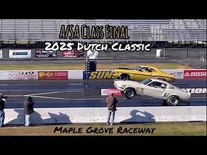 A/SA Class Final at 2025 Dutch Classic NHRA Stock Drag Racing Maple Grove Raceway