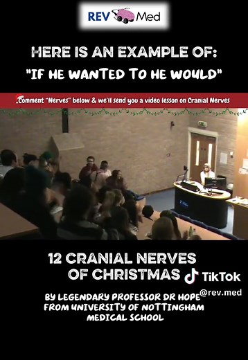 Yes, if your professor wanted to he would, if your school wanted to they would provide better professors and lessons. 😅 Demand it. We have another lesson uploaded on our page with diagrams to follow, please have a look and follow along with the professor @rev.med We must give great respect and honor to those who give everything they got when teaching Medicine. This is a field where the professors are shaping the foundation of future healers. 🫡 🎄This video on Christmas Day gives tribute to Dr.