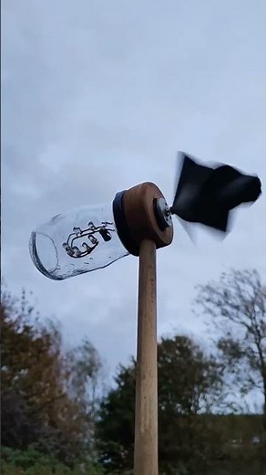 DIY Wind Turbine Generator ⚡ | Mini Wind Power Project | Electricity Using DC Motor #shorts