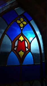 Gothic Tower Moonlight Bedroom | Canopy Arches, Stone Walls & Stained Glass 🕯🌙