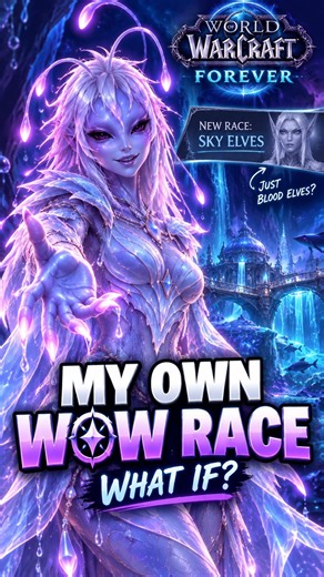 I Made My Own WoW Race After Seeing Sky Elves 💀 | WoW Forever #worldofwarcraft #wowforever