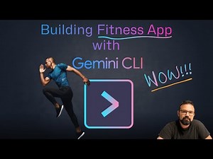 First Time Using Google Gemini CLI - Building a Fitness Web App in Terminal!