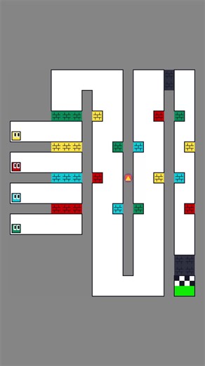 Block Knockout Competition: Beat the Lazy Squares