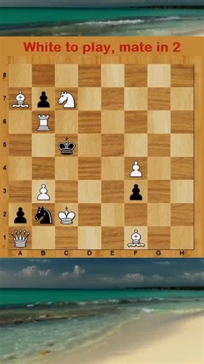 White to play, mate in 2 #chesssinformer #chesspuzzle #learn #MindGame #chess | Chess Informer