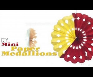DIY : Mini Paper Medallions