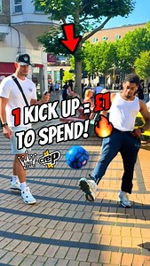 🎬 How many kick-ups could YOU do for free sneakers? ⚽👟MESSAGE CODE “KINGSKICKS” FOR FREE OR AFFORDABLE KICKS ✅ We hit the streets again — but this time, every kick-up meant £1 to spend in @JDsports 🛍️ No strings attached. No catch. Just real people, real reactions, and a fun way to give back 🙌✨ This legend here managed 85 kick-ups 🔥 He told me he used to play pro ball, so I 100% picked the wrong guy 😂 But it meant he walked away with a fresh pair of @NewBalance trainers 🆕 — they were on s